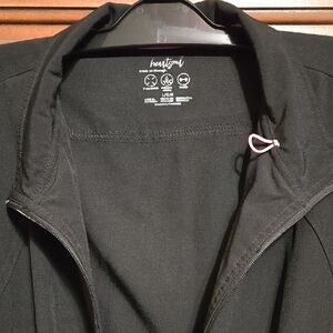 HeartSoul Black Scrub Jacket